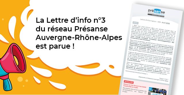 Notre 3ème lettre d'informations est parue !
